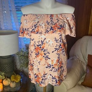 Floral Off the Shoulder Top